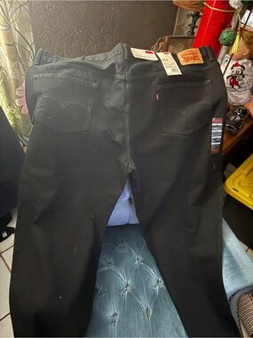 Levi's Men's Relaxed Fit Black Jeans
